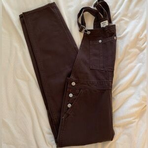 Aritzia Sunday Best Brown Overall